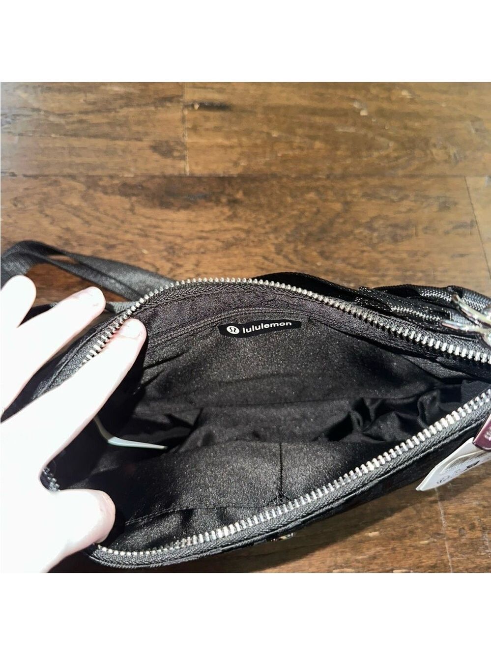 Lululemon City Essentials Small Shoulder Bag 3L Monogram Jacquard Black-NWT - Picture 10 of 14